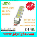 Indoor 13W G24 Dimmable LED Plug Light 220V with CE RoHS